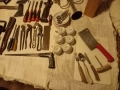Стари инструменти ножове брадви и вещи, снимка 2
