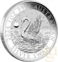 1 унция сребърна монета Австралия Лебед 2024 , снимка 2
