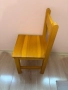 Детски дървени столчета - червено и жълто по 1 брой, снимка 2