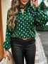 Темпераментна дамска риза на точки, 4цвята , снимка 14