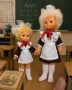 Кукли ретро 70 г. Ученички, снимка 1