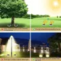 4 броя. Водоустойчиви Слънчеви светлини, 8LED с Соларен панел. Бяла светлина , снимка 6