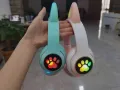 Котешки детски слушалки, Безжични, LED цветни светлини , снимка 5