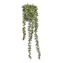 Декоративна саксия с изкуствено зелено растение, Сив/ зелен, 9х45 см, снимка 1 - Изкуствени цветя - 40654437