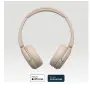 НОВИ Безжични слушалки с микрофон Sony - WH-CH520, бежови, снимка 2