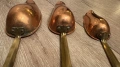 Старинни мерителни лопатки– мед, месинг, номерирани., снимка 4