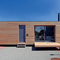 Къща контейнер с дървена конструкция , снимка 1 - Монтажи - 40703173
