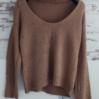 Нов пуловер цвят камел, снимка 3 - Блузи с дълъг ръкав и пуловери - 41511896
