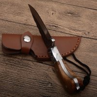 ловен нож за дране на животни тактически военен подходящ за ловец, снимка 6 - Ножове - 42117934