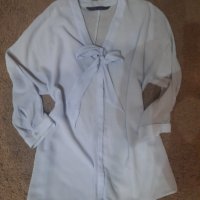 Орг.риза ZARA с джувка M  размер! Кралско син цвят!, снимка 1 - Ризи - 41141997