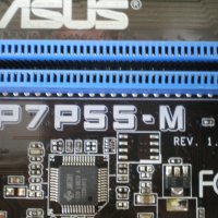 Дънна платка ASUS P7P55-M LGA 1156, снимка 2 - Дънни платки - 41867296