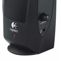 Speakers Тонколони за компютър-лаптоп 2.0  Logitech S120 (5W, 100Hz-20kHz) 220V захранване, снимка 3 - Тонколони - 9794664