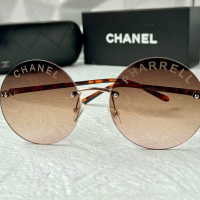 CH 2024 дамски слънчеви очила с лого квадратни, снимка 3 - Слънчеви и диоптрични очила - 44658028