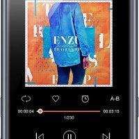 40GB Bluetooth 5.0 MP3 MP4 плейър, 3-инчов пълен сензорен екран HiFi Lossless музикален плейър с FM , снимка 1 - MP3 и MP4 плеъри - 41126251
