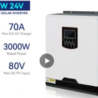 3000W 24V  хибриден соларен инвертор., снимка 1 - Друга електроника - 41463861