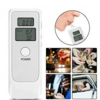 Електронен джобен дрегер за алкохол LCD дисплей часовник будилник, снимка 7 - Друга електроника - 39300763