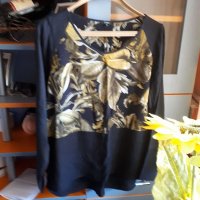 Елегантна дамска блуза-L, снимка 1 - Блузи с дълъг ръкав и пуловери - 39542234