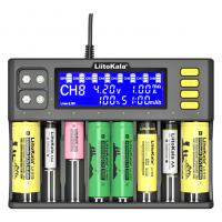 Професионално, зарядно и тестер за батерии LiitoKala Lii-S8, снимка 3 - Други инструменти - 36372012