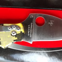 Сгъваем нож Spyderco N690Co /Spyderko Squeak SlipIt/, снимка 9 - Ножове - 40835430