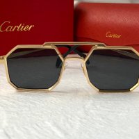 Cartier Мъжки слънчеви 2 цвята осмоъгълни, снимка 4 - Слънчеви и диоптрични очила - 41957894