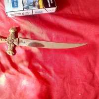 Стар метален нож за писма , снимка 6 - Антикварни и старинни предмети - 42279172