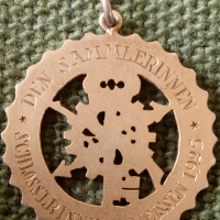 Немски сребърен медал. 1925г., снимка 2 - Антикварни и старинни предмети - 44527469