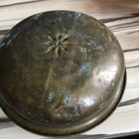 Бакърена купа, снимка 4 - Антикварни и старинни предмети - 36399403