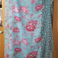 Дамски фиеричен шал, памук, снимка 2 - Шалове - 42204153