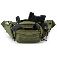 Тактическа чанта за кръст, Зелена, снимка 2 - Екипировка - 41510459