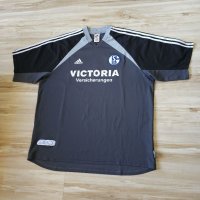 Оригинална мъжка тениска Adidas Climalite x F.C. Schalke 04 / Season 01-03 (Away), снимка 2 - Тениски - 41367841