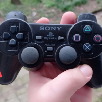 Оригинален Playstation 2 Black Controller SCPH 10010 (2), снимка 2 - Аксесоари - 44717688