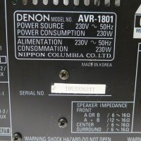 Denon AVR-1801, снимка 7 - Ресийвъри, усилватели, смесителни пултове - 40509358