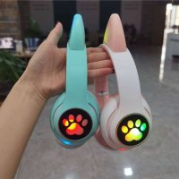 Котешки детски слушалки, снимка 5 - Bluetooth слушалки - 41936877