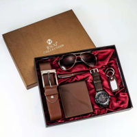 Подарък Бизнес Луксозен фирмен мъжки комплект 6 в 1 , снимка 5 - Подаръци за мъже - 44524441