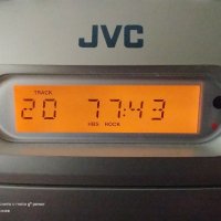 Радиокасетофон и CD плеър  JVC RC-EZ35, снимка 1 - Аудиосистеми - 42102002