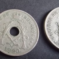 Монети . Белгия. 25 цента. От 1920 до 1923 година включително. , снимка 9 - Нумизматика и бонистика - 40969762