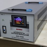 Стабилизатор на ток и напрежение BULPOWER 15KW с лед дисплей, снимка 1 - Генератори - 39484092