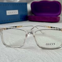 Gucci диоптрични рамки ,прозрачни слънчеви очила,очила за компютър, снимка 4 - Слънчеви и диоптрични очила - 44465602