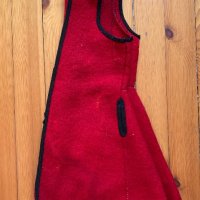 Автентичен червен шаечен клашник, клашеник от шаяк, снимка 4 - Антикварни и старинни предмети - 41539039