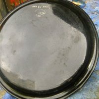 Метална руска чиния - Жостовска живопис, снимка 2 - Други ценни предмети - 40482300