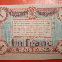 Банкноти Франция търговска камара, снимка 11 - Нумизматика и бонистика - 38830469