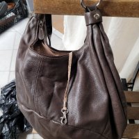 FERCHI Естествена кожа голяма торба,тъмнокафява( 315$ в интернет сайтове), снимка 4 - Чанти - 39862020