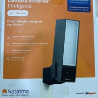 Смарт външна камера със сирена Netatmo, FHD, черна, снимка 4 - Комплекти за видеонаблюдение - 40840137