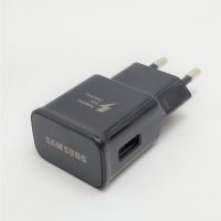 Оригинално зарядно Samsung Adaptive Fast Charge (черен, лак), снимка 1 - Оригинални зарядни - 41282465