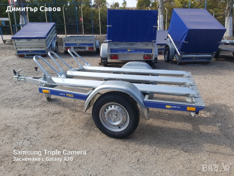 Ремарке за 3 мотора VESTA MOTO 750 до 750kg., снимка 1