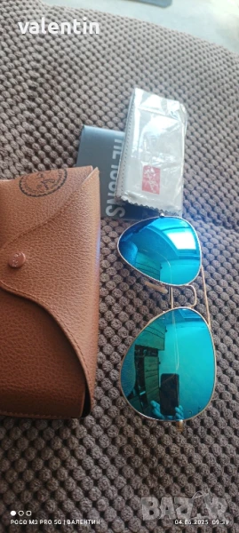 3026 ray ban синьо стъкло, снимка 1
