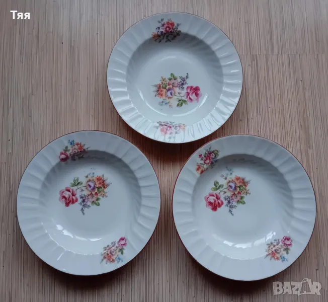 БГ порцеланови чинии, снимка 1