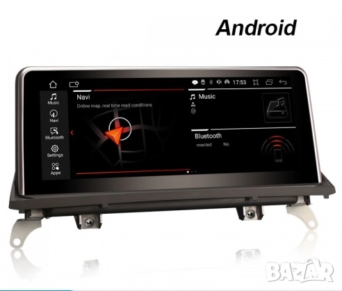 Мултимедия за BMW X5 E70, X6 E71, CCC, Android, 10.25 инча, Навигация, Андроид, екран, досплей X5 X6, снимка 1