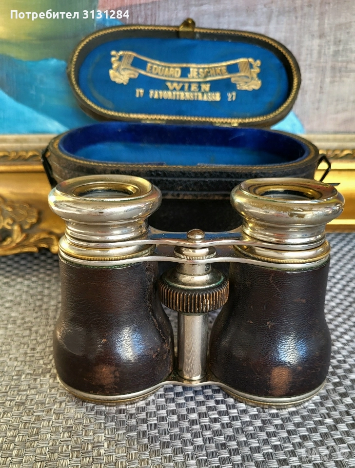 Антикварен оперен венски бинокл Австрия, снимка 1
