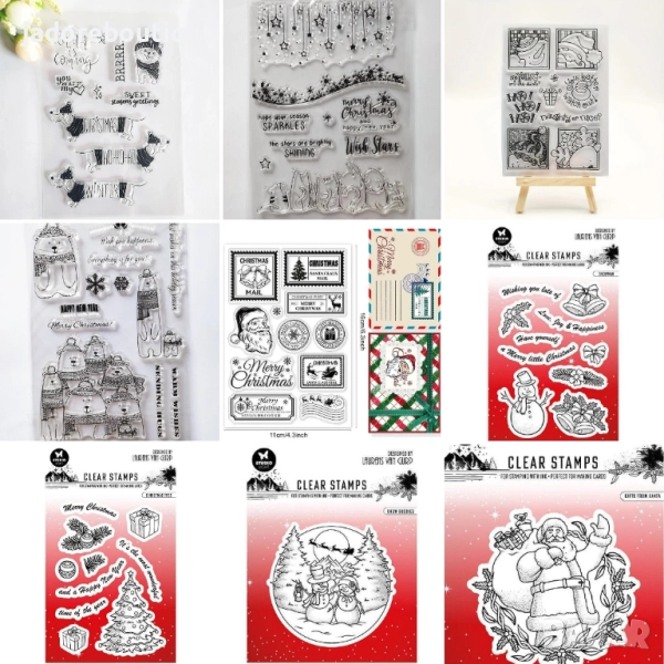 Силиконови печати Коледни - различни видове, снимка 1